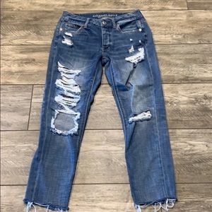 American Eagle Tomgirl Jeans Size 0